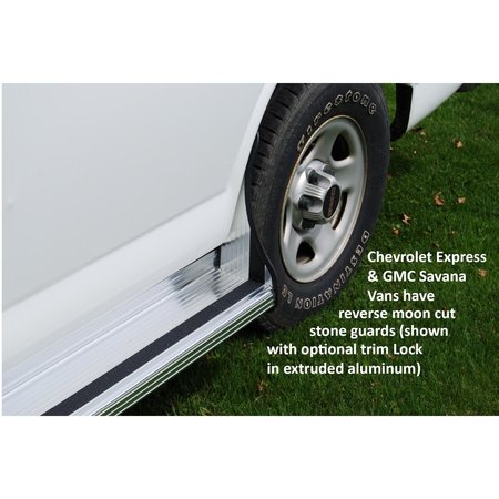 OWENS Silver Extruded Aluminum Unlighted Frame Body Mount Bolts With Custom Brackets OC70100FX